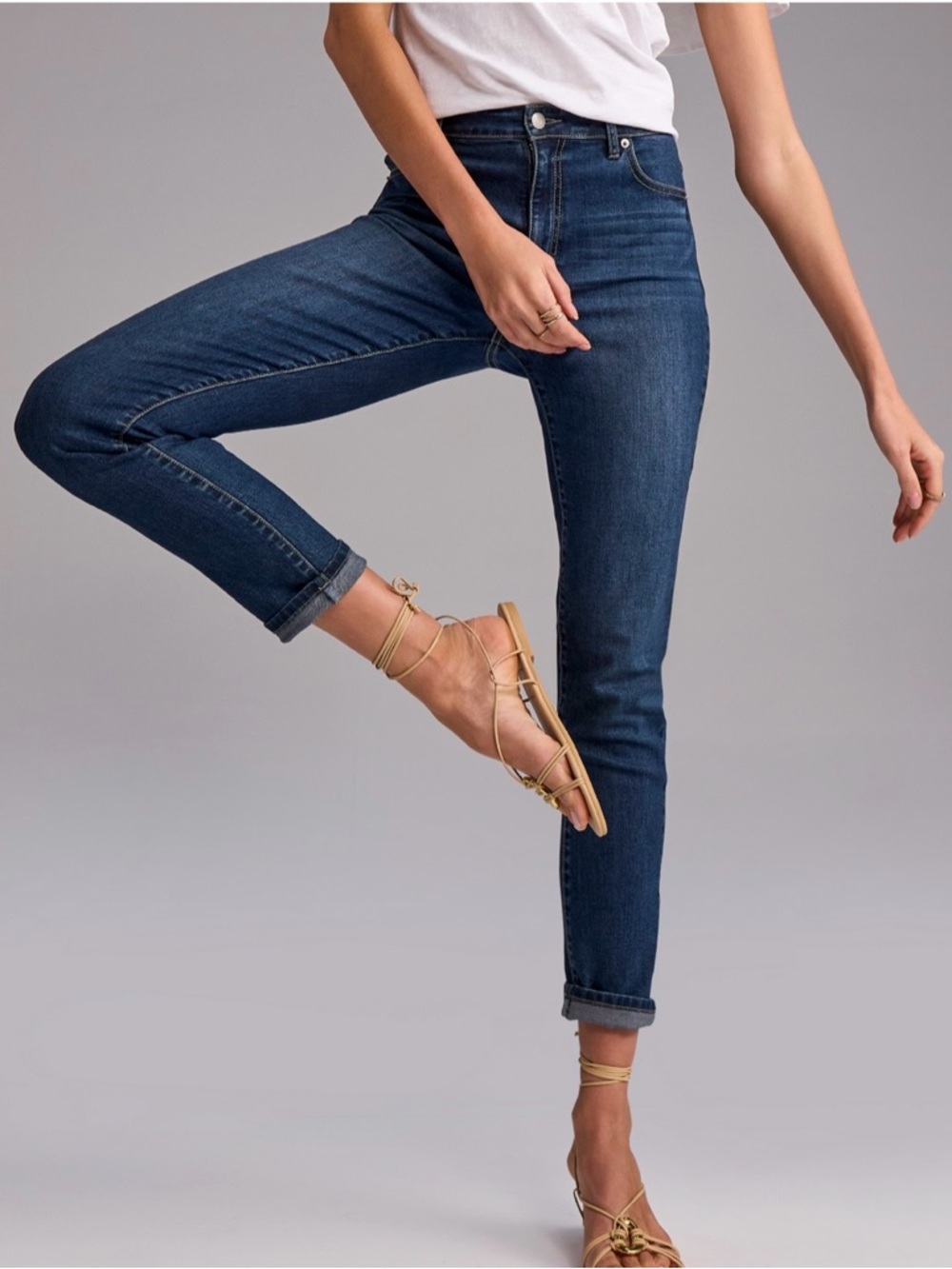 Boston Proper High Rise Skinny Jean - Picture 3 of 7